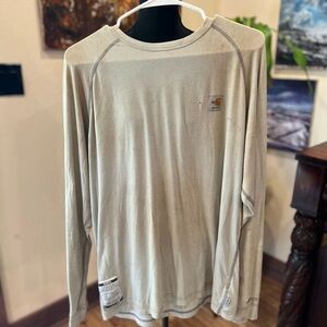 Well used Carhartt flame resistant undershirt size large